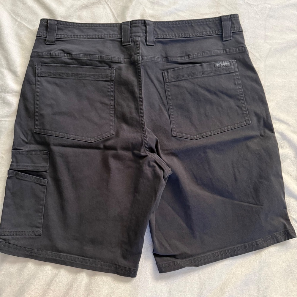 Columbia Mens Regular Fit Utility Shorts Charcoal Gray 34w 10L XM0918 Outdoor - Picture 3 of 10